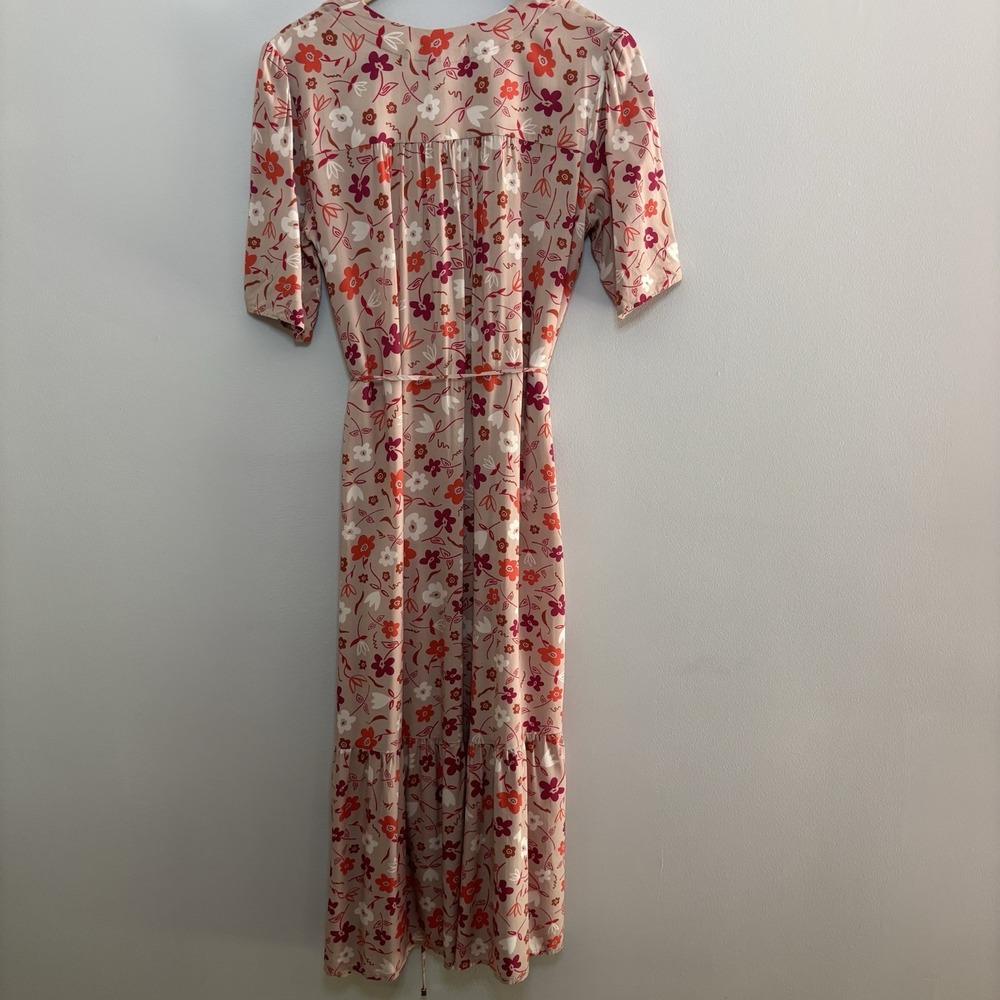 Vanessa Tobler Garden‎ Floral Maxi Dress Women's P Small Buttons Feminine Brunch - Picture 4 of 11